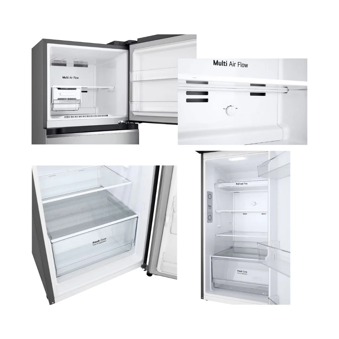LG 287 L Top-Freezer Refrigerator (GL-B262PQKB) - Image 2