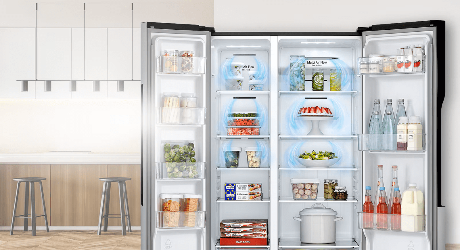 LG 519L Side-by-Side Refrigerator - Image 3